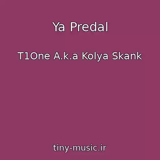 کاور آهنگ Ya Predal از T1One A.k.a Kolya Skank