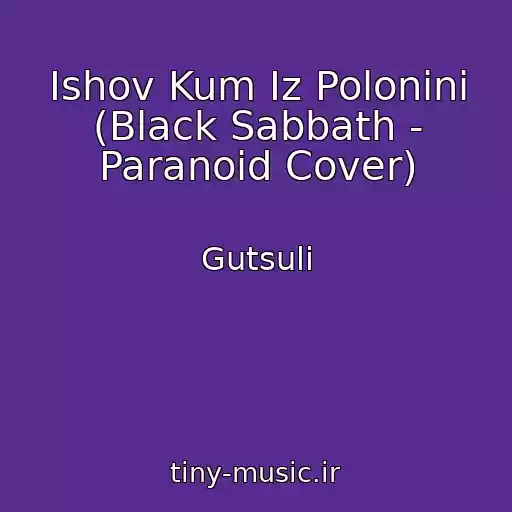 کاور آهنگ Іshov Kum Іz Polonini (Black Sabbath - Paranoid Cover) از Gutsuli