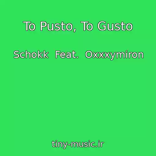 کاور آهنگ To Pusto, To Gusto از Schokk  Feat.  Oxxxymiron
