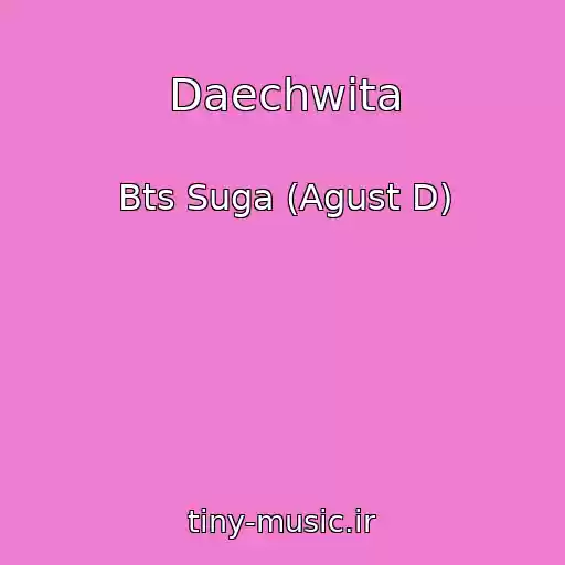 کاور آهنگ Daechwita از Bts Suga (Agust D)