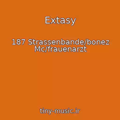 کاور آهنگ Extasy از 187 Strassenbande/bonez Mc/frauenarzt