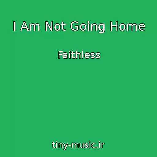 کاور آهنگ I Am Not Going Home از Faithless