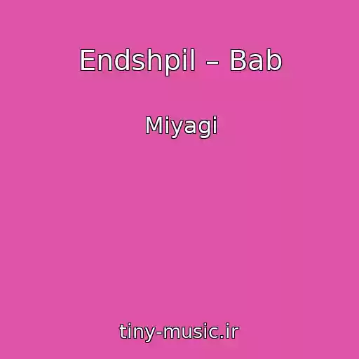 کاور آهنگ Endshpil – Bab از Miyagi