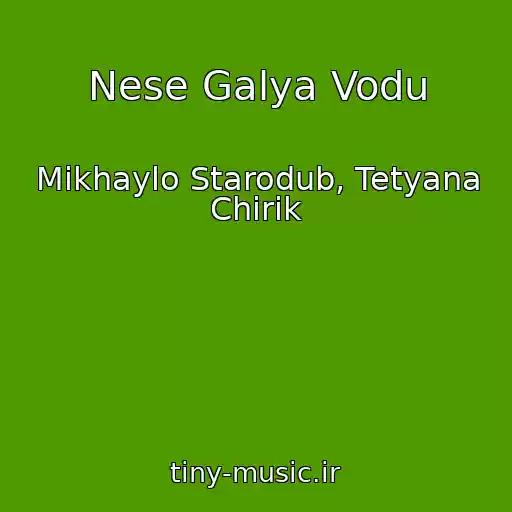 کاور آهنگ Nese Galya Vodu از Mikhaylo Starodub, Tetyana Chirik