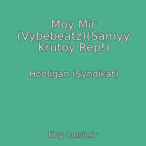 کاور آهنگ Moy Mir (Vybebeatz)(Samyy Krutoy Rep!) از Hooligan (Syndikat)