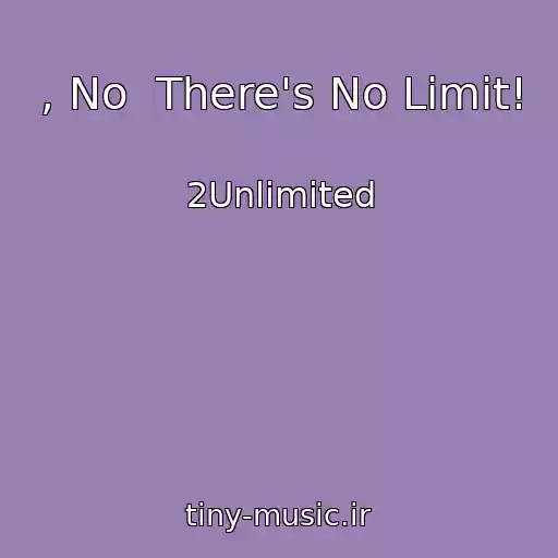 کاور آهنگ , No  There's No Limit! از 2Unlimited