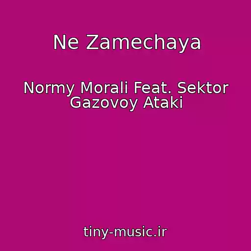 کاور آهنگ Ne Zamechaya از Normy Morali Feat. Sektor Gazovoy Ataki