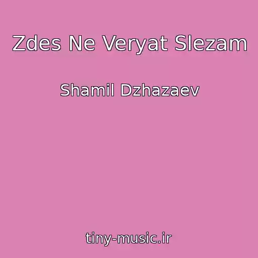کاور آهنگ Zdes Ne Veryat Slezam از Shamil Dzhazaev