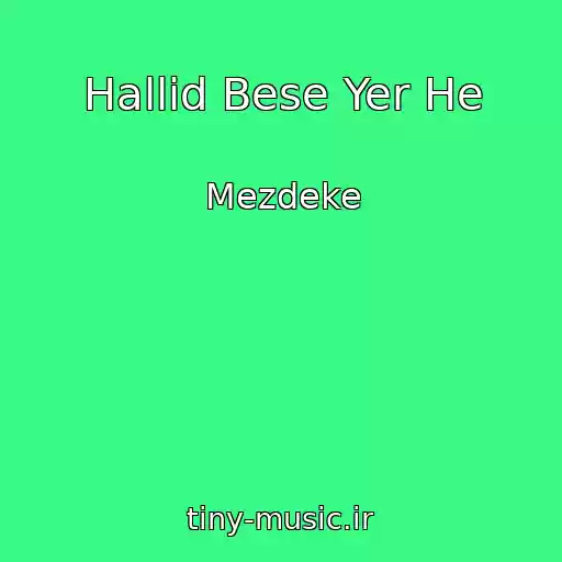 کاور آهنگ Hallid Bese Yer He از Mezdeke