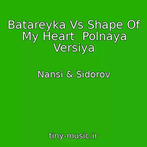کاور آهنگ Batareyka Vs Shape Of My Heart  Polnaya Versiya از Nansi & Sidorov