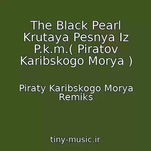 کاور آهنگ The Black Pearl Krutaya Pesnya Iz P.k.m.( Piratov Karibskogo Morya ) از Piraty Karibskogo Morya Remiks