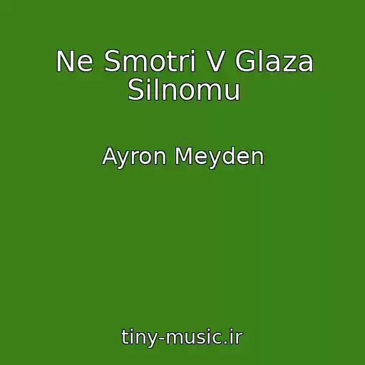 کاور آهنگ Ne Smotri V Glaza Silnomu از Ayron Meyden