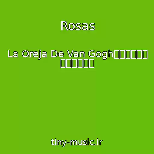 کاور آهنگ Rosas از La Oreja De Van Gogh（西班牙乐队 梵高的耳朵）