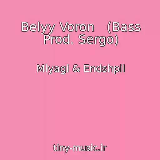 کاور آهنگ Belyy Voron   (Bass Prod. Sergo) از Miyagi & Endshpil