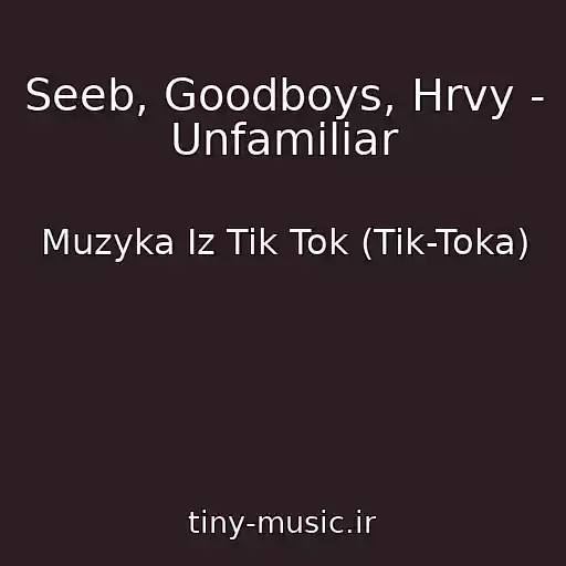 کاور آهنگ Seeb, Goodboys, Hrvy - Unfamiliar از Muzyka Iz Tik Tok (Tik-Toka)