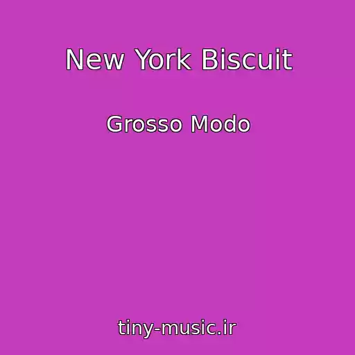 کاور آهنگ New York Biscuit از Grosso Modo