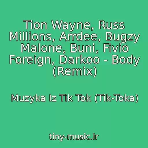 کاور آهنگ Tion Wayne, Russ Millions, Arrdee, Bugzy Malone, Buni, Fivio Foreign, Darkoo - Body (Remix) از Muzyka Iz Tik Tok (Tik-Toka)