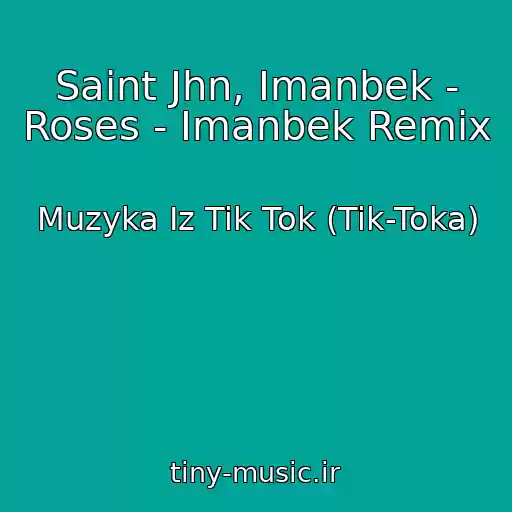 کاور آهنگ Saint Jhn, Imanbek - Roses - Imanbek Remix از Muzyka Iz Tik Tok (Tik-Toka)