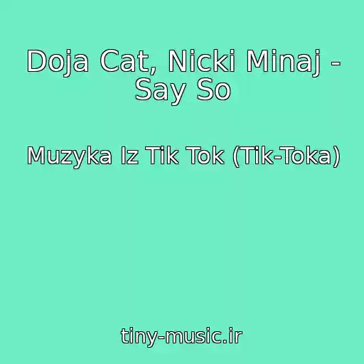 کاور آهنگ Doja Cat, Nicki Minaj - Say So از Muzyka Iz Tik Tok (Tik-Toka)