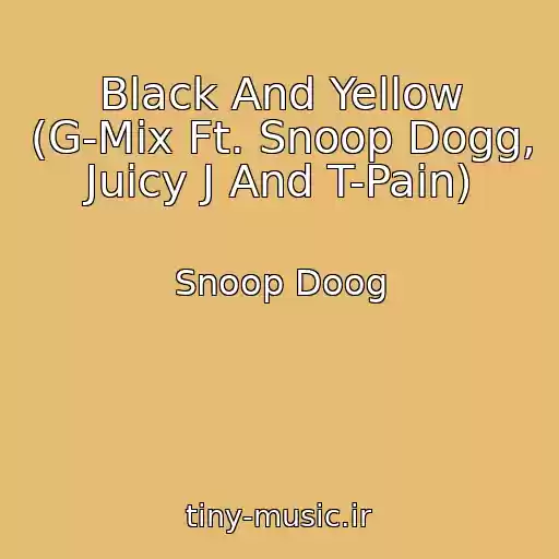 کاور آهنگ Black And Yellow (G-Mix Ft. Snoop Dogg, Juicy J And T-Pain) از Snoop Doog