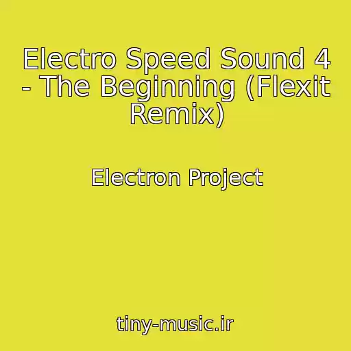 کاور آهنگ Electro Speed Sound 4 - The Beginning (Flexit Remix) از Electron Project