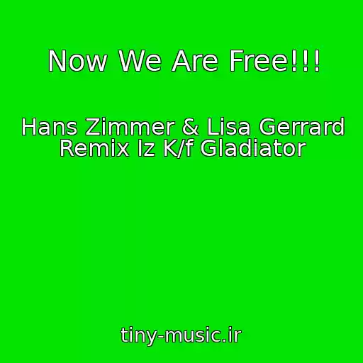 کاور آهنگ Now We Are Free!!! از Hans Zimmer & Lisa Gerrard Remix Iz K/f Gladiator