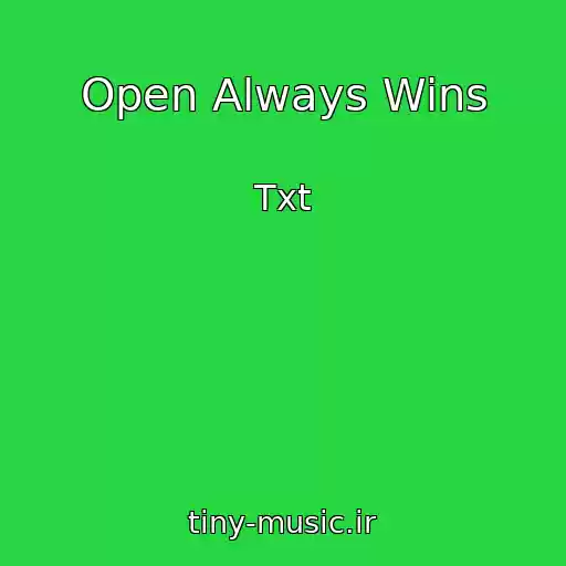کاور آهنگ Open Always Wins از Txt