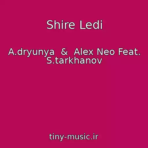 کاور آهنگ Shire Ledi از A.dryunya  &  Alex Neo Feat. S.tarkhanov