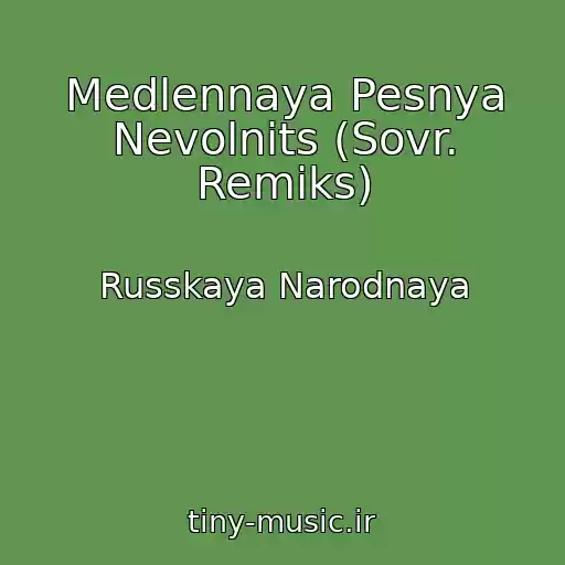 کاور آهنگ Medlennaya Pesnya Nevolnits (Sovr. Remiks) از Russkaya Narodnaya