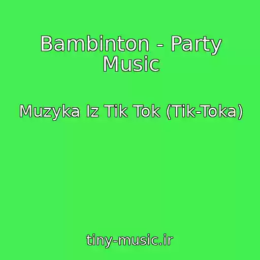 کاور آهنگ Bambinton - Party Music از Muzyka Iz Tik Tok (Tik-Toka)