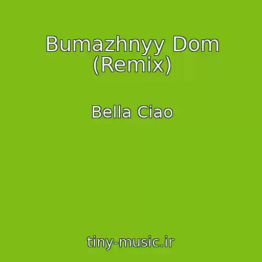 کاور آهنگ Bumazhnyy Dom (Remix) از Bella Ciao