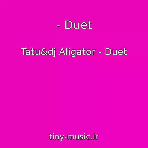 کاور آهنگ - Duet از Tatu&dj Aligator - Duet
