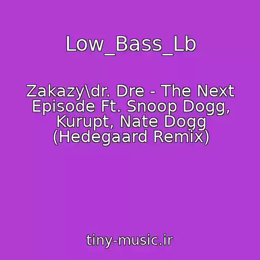 کاور آهنگ Low_Bass_Lb از Zakazy\dr. Dre - The Next Episode Ft. Snoop Dogg, Kurupt, Nate Dogg (Hedegaard Remix)
