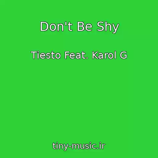 کاور آهنگ Don't Be Shy از Tiesto Feat. Karol G
