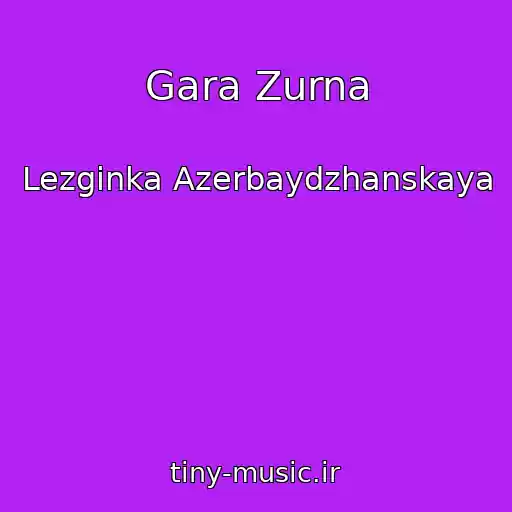 کاور آهنگ Gara Zurna از Lezginka Azerbaydzhanskaya