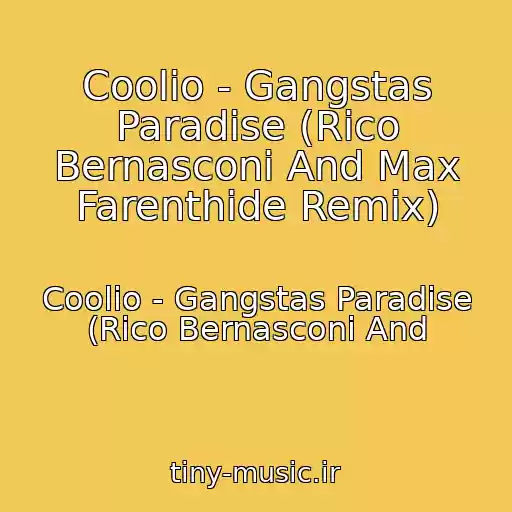 کاور آهنگ Coolio - Gangstas Paradise (Rico Bernasconi And Max Farenthide Remix) از Coolio - Gangstas Paradise (Rico Bernasconi And