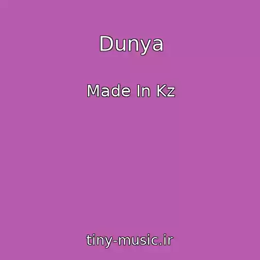 کاور آهنگ Dunya از Made In Kz