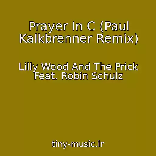 کاور آهنگ Prayer In C (Paul Kalkbrenner Remix) از Lilly Wood And The Prick Feat. Robin Schulz