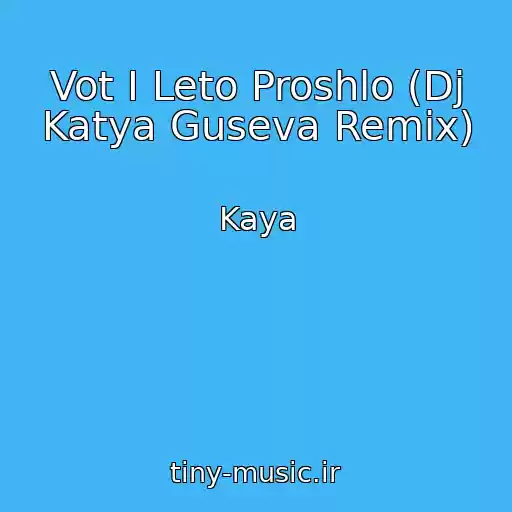 کاور آهنگ Vot I Leto Proshlo (Dj Katya Guseva Remix) از Kaya