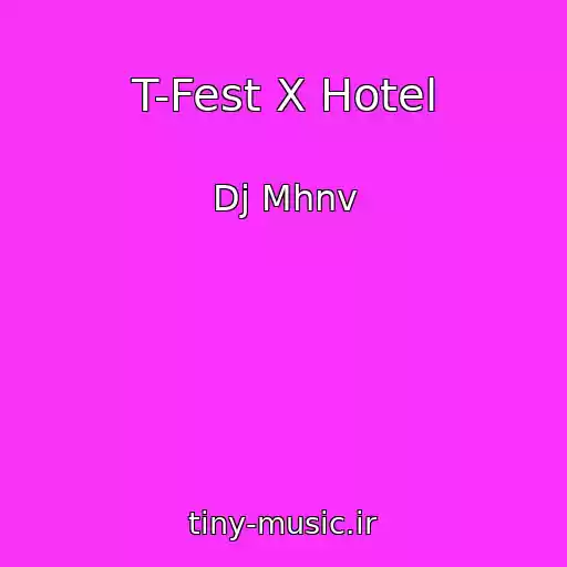 کاور آهنگ T-Fest X Hotel از Dj Mhnv