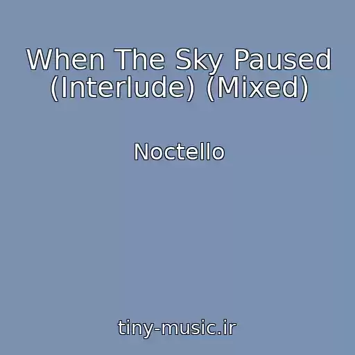 کاور آهنگ When The Sky Paused (Interlude) (Mixed) از Noctello