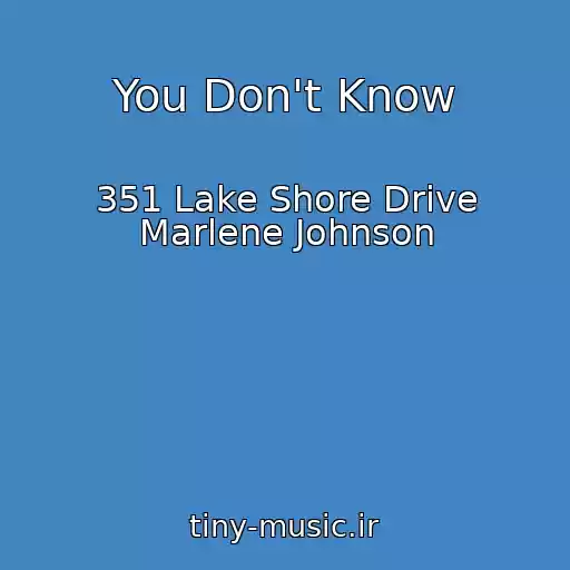 کاور آهنگ You Don't Know از 351 Lake Shore Drive Marlene Johnson