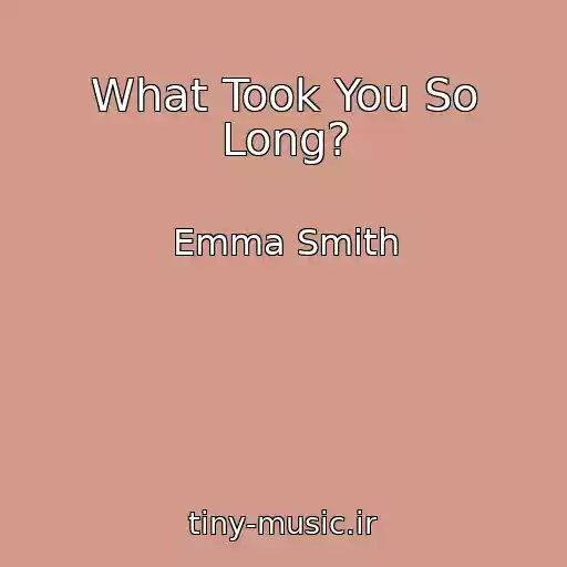 کاور آهنگ What Took You So Long? از Emma Smith