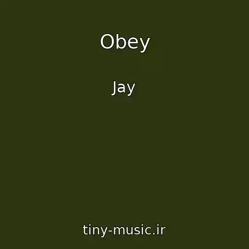 کاور آهنگ Obey از Jay