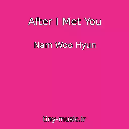 کاور آهنگ After I Met You از Nam Woo Hyun