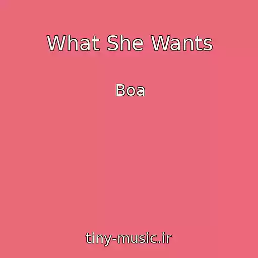 کاور آهنگ What She Wants از Boa
