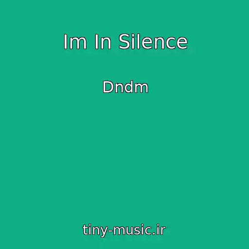 کاور آهنگ Im In Silence از Dndm
