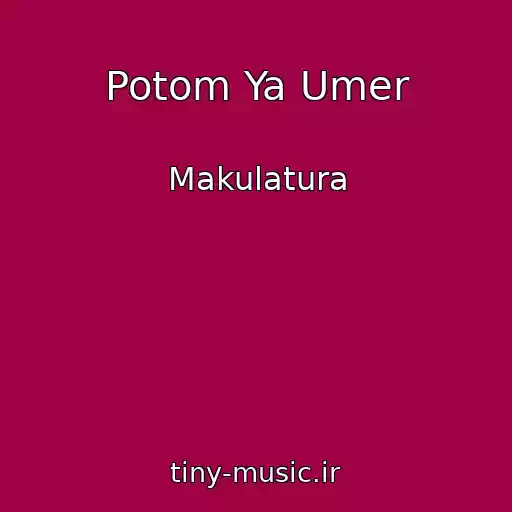 کاور آهنگ Potom Ya Umer از Makulatura