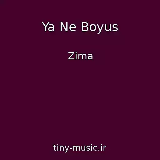 کاور آهنگ Ya Ne Boyus از Zima