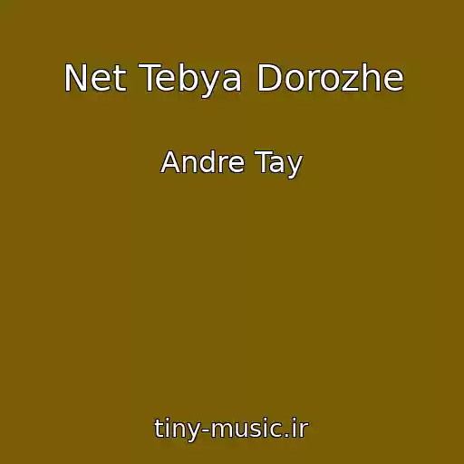 کاور آهنگ Net Tebya Dorozhe از Andre Tay